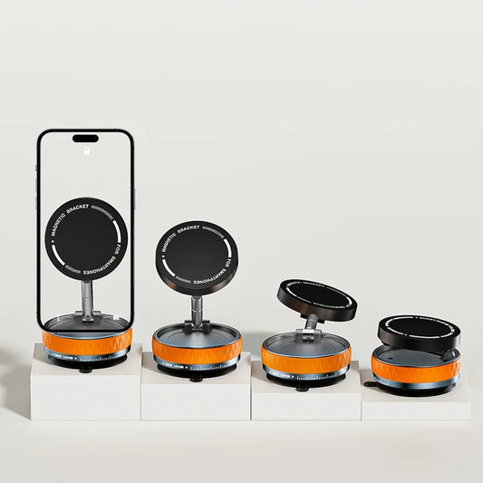 Mag Pro Orange - Support magnétique ultra-stable pour smartphone